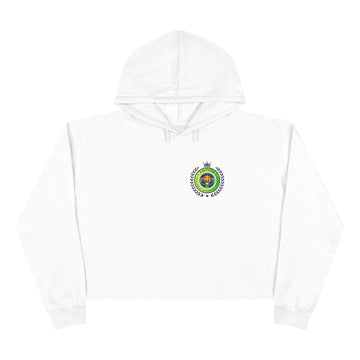 Empire Pickleball & Sipping Society Stylish Crop Hoodie with Crown Design - Perfect for Casual Days and Celebrations