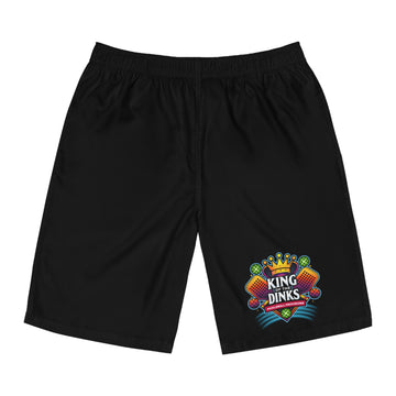 King of the Dinks Sports Men's Board Shorts - Perfect for Beach Days and Summer Fun