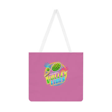 Volley Vibes Shoulder Tote Bag - Stylish & Functional Everyday Carry Pink