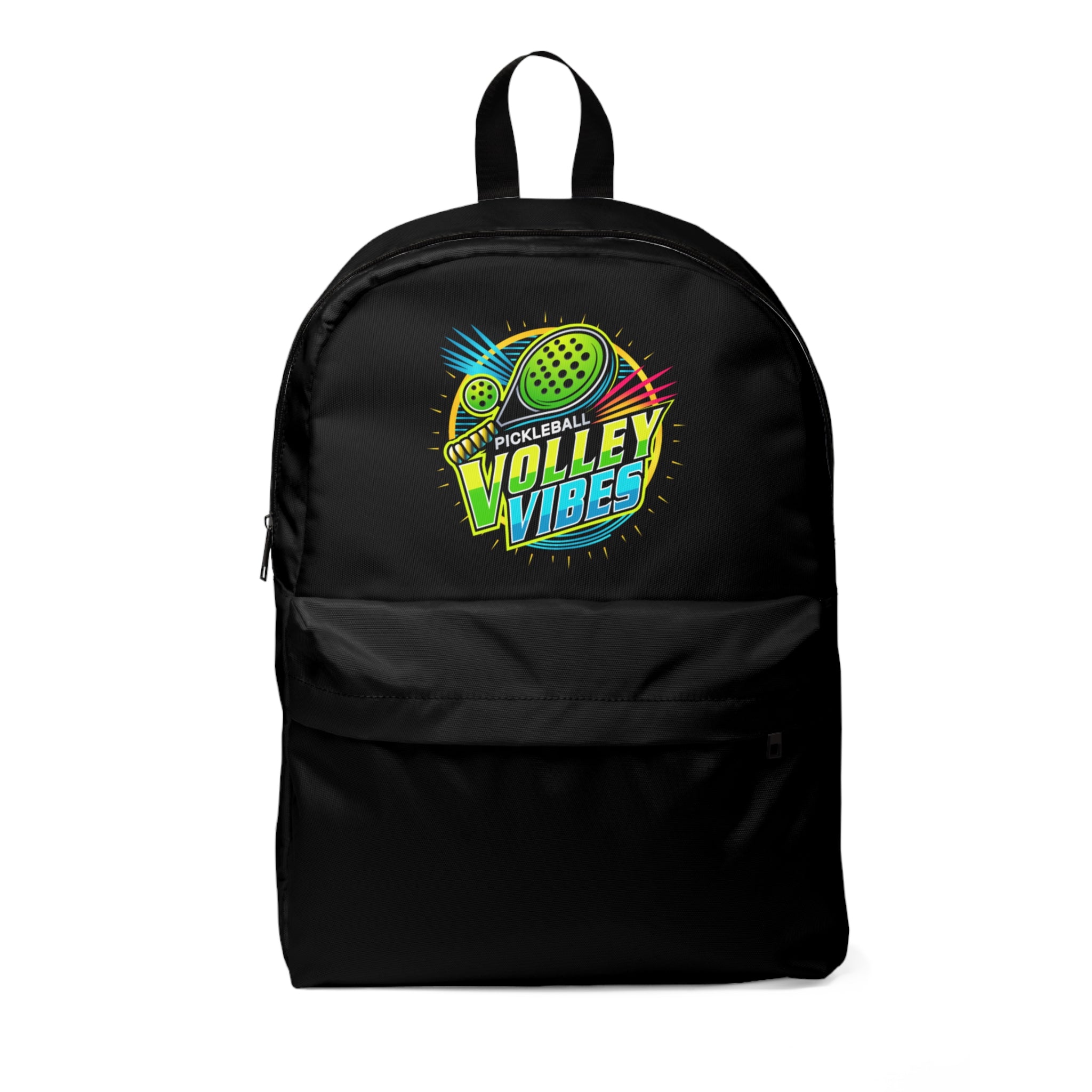 Volley Vibes Unisex Classic Backpack - Stylish & Durable Black