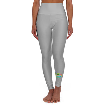 Volley Vibes High Waisted Yoga Leggings with Vibrant Design - Perfect for Fitness and Lifestyle