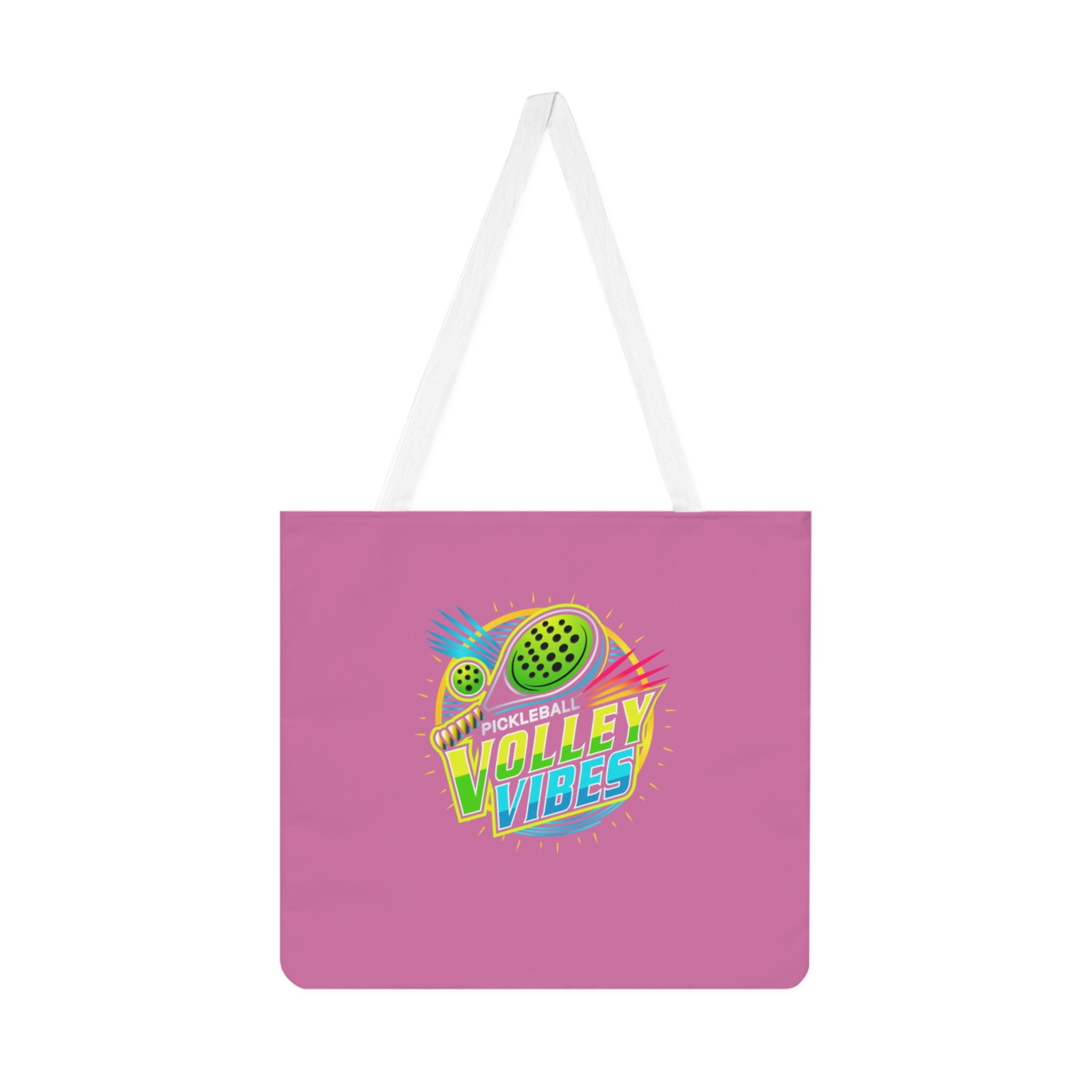 Volley Vibes Shoulder Tote Bag - Stylish & Functional Everyday Carry Pink